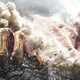 An image from Shinji Higuchi’s version of Attack on Titan.